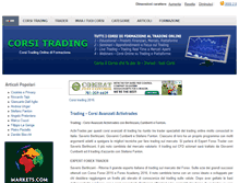 Tablet Screenshot of corsi-trading.it